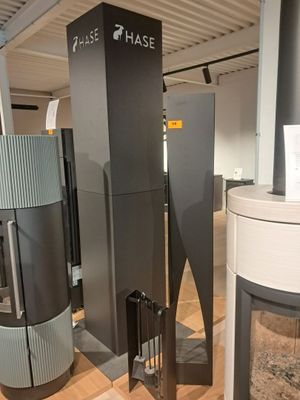 an image of a display of a fireplace in a building