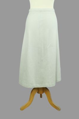 SONIA RYKIEL. Jupe mi longue en jersey bleu ciel tirant sur …