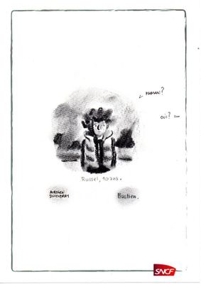 Aurélien Ducoudray - "Maman ?" - Dessin original sur feuille…