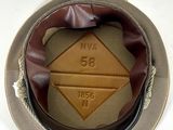 an image of a hat with a leather label on it
