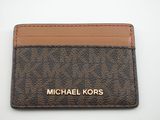 Porte-cartes Michael Kors marron et marron