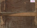 an old wooden crate with a sign on it