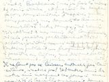 une vieille lettre manuscrite d'un homme qui écrit un poème