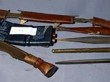 five different types of knives on the table