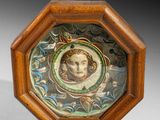 a picture of a picture of a woman in a picture frame