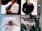 quatre pochettes d'albums différentes de Michael Jackson et des Jacksons