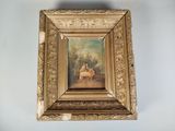 an image of a picture of a painting hanging on a wall