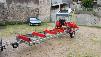 1 Scie Tronconneuse Mobile SM-790 Road Thermique 15 CV - Ser…