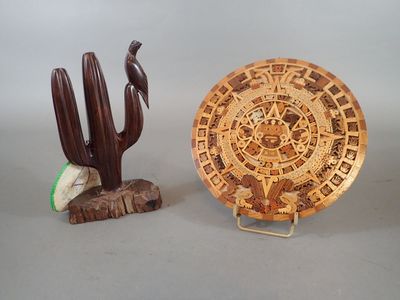 MEXIQUE, MEXICO, Lot de deux souvenirs de voyage comprenant …