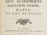 an old book with a black and white title on it