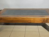 two tables that are sitting next to each other
