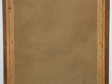 an old painting of a man with a hat and a cane