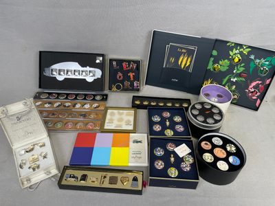 a lot of items that are sitting on a table