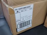 a box with a sticker on it sitting on a table