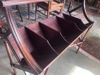 Porte-revues acajou à 5 compartiments style anglais (H 84 / … (photo 2)