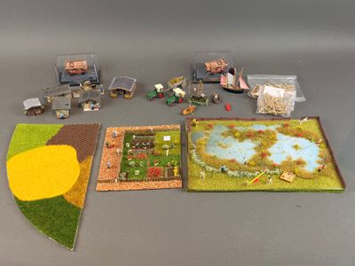 un grand nombre de jouets posés sur une table