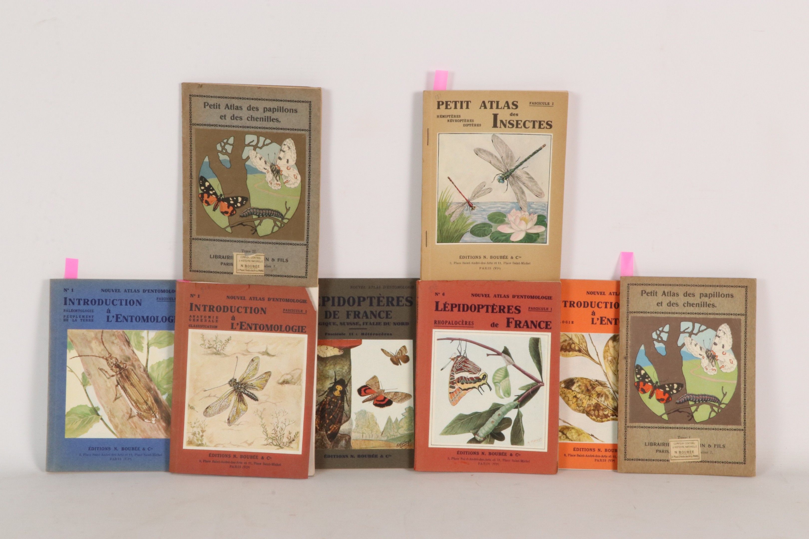 [ENTOMOLOGIE] Réunion de 8 volumes brochés :