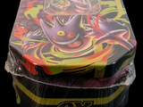 a box of pokemon cards in a plastic wrapper