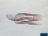 une image représentant un dessin d'un nœud formé de lignes colorées