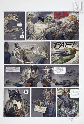 GUARNIDO, Juanjo (Né en 1967) Blacksad. Alors, tout tombe, p…