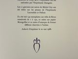 a poem written on the back of a book with a picture of a heart on it