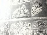 une photo d'un livre sur lequel figurent différents motifs