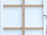 an image of a picture of a window frame with a flower pattern on it