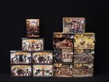 many different types of action figures on display in this photo