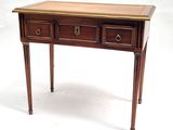 an image of a desk with two drawers and a drawer underneath it
