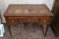 Bureau style Louis XVI, XIXe, h;72x95x54 cm (accidents d'usa… (photo 2)