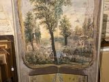 painting on the door of a room with a painting on it