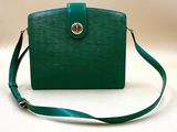 Sac à bandoulière Louis Vuitton en cuir Epi vert