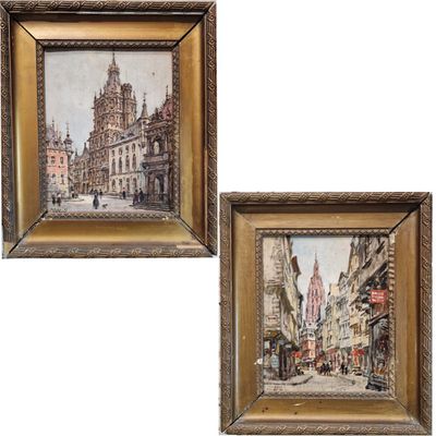 Louis BEROUD (1852-1930) Cologne & Francfort - 1909