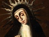 an image of a painting of a woman with a crown on her head