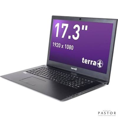 the laptop is open on a white background with a purple screen