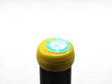 a close up of a bottle of wine with a label on it