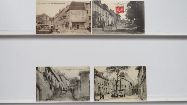 Felletin : Lot de 4cpa, dont 1 rare (Rue Pelleterie). TBE.