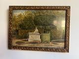 a picture of a painting hanging on the wall