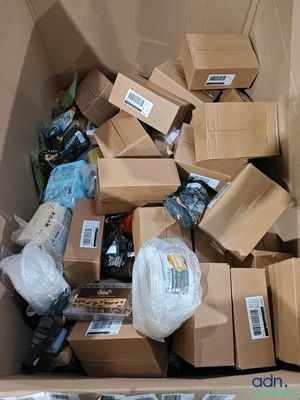 a large box full of boxes of assorted items