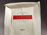 a box of wine sitting on a table