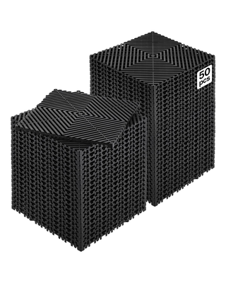 Lot de dalles de sol - VEVOR - 12 Dalles clipsables polyprop…