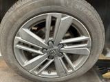 the tire of a car is shown with a flat tire on it