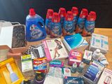 a lot of items that are on a table
