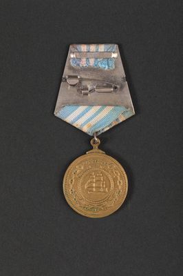 an image of a medal with a picture of a plane on it