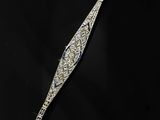 an art deco diamond and sapphire broochle