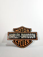Plaque émaillée d'après Harley Davidson Dimensions : 37 x 50 cm Petits