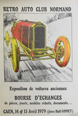 Automobilia Cinq affiches : - 5ème Salon de la Moto, du Cycl…