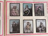 many pictures of women dressed in historical costumes