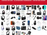 many different types of electronics and gadgets displayed together