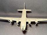 a model of a plane that is on a table